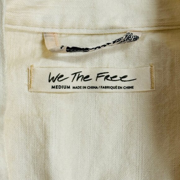 Free People Women's Mixed Material Distressed Jacket - Picture 4 of 4